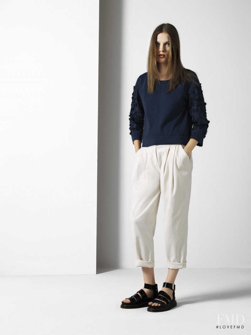 Alicia Tostmann featured in  the Ivories lookbook for Spring/Summer 2015