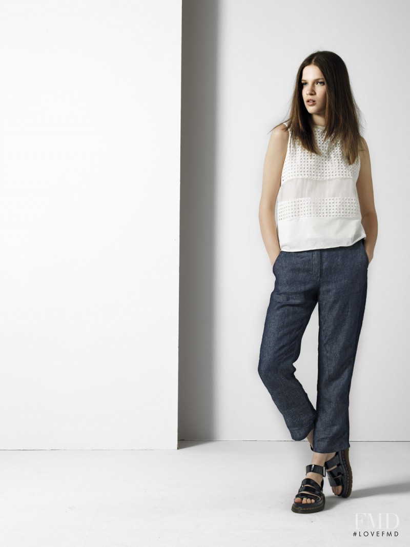 Alicia Tostmann featured in  the Ivories lookbook for Spring/Summer 2015