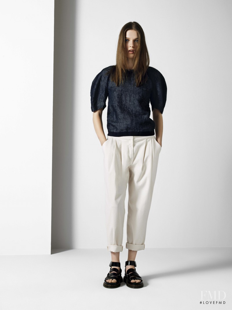 Alicia Tostmann featured in  the Ivories lookbook for Spring/Summer 2015