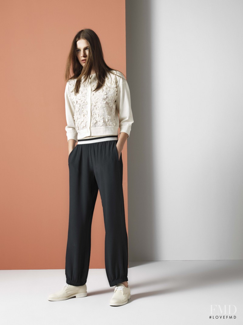 Alicia Tostmann featured in  the Ivories lookbook for Spring/Summer 2015