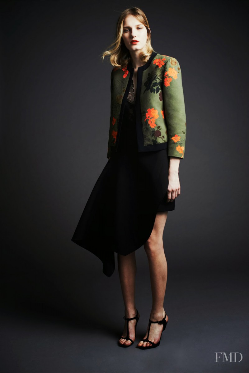 Marique Schimmel featured in  the Preen by Thornton Bregazzi fashion show for Pre-Fall 2014