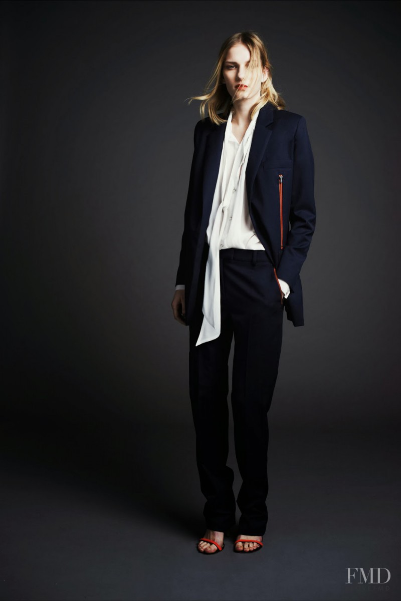 Marique Schimmel featured in  the Preen by Thornton Bregazzi fashion show for Pre-Fall 2014