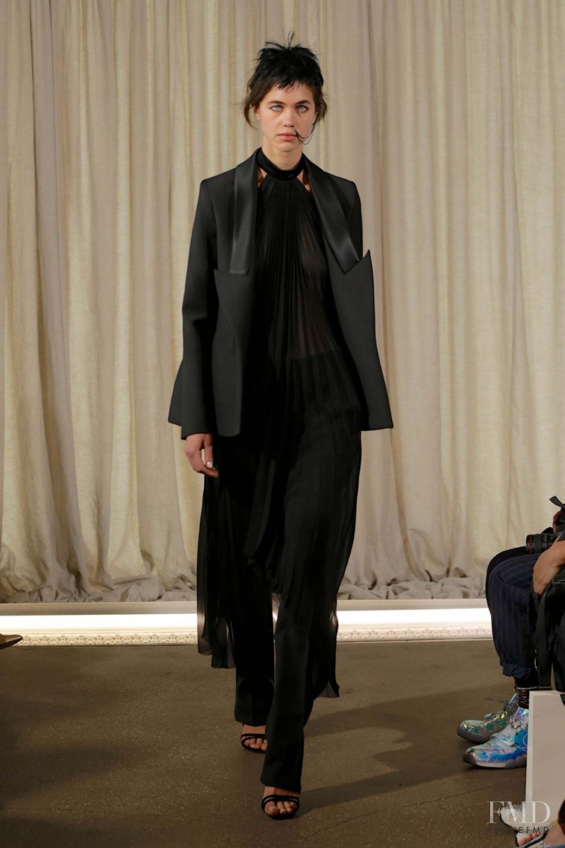 Georgia Graham featured in  the Ellery fashion show for Spring/Summer 2014