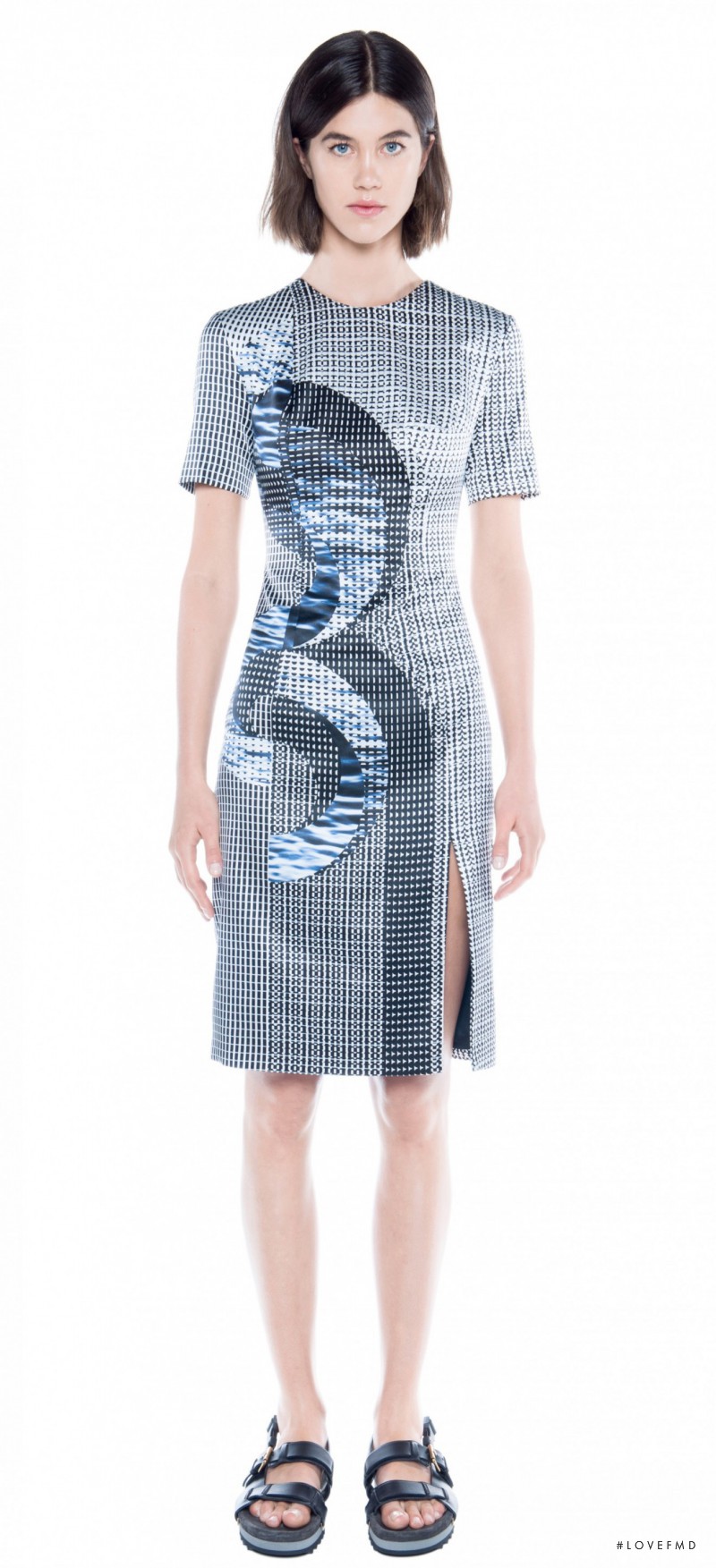 Georgia Graham featured in  the Dion Lee lookbook for Autumn/Winter 2014