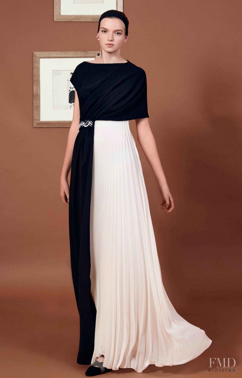 Eva Klimkova featured in  the Vionnet fashion show for Pre-Fall 2016