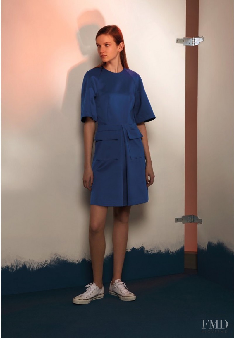 Eva Klimkova featured in  the La Redoute x Coralie Marabelle advertisement for Autumn/Winter 2015