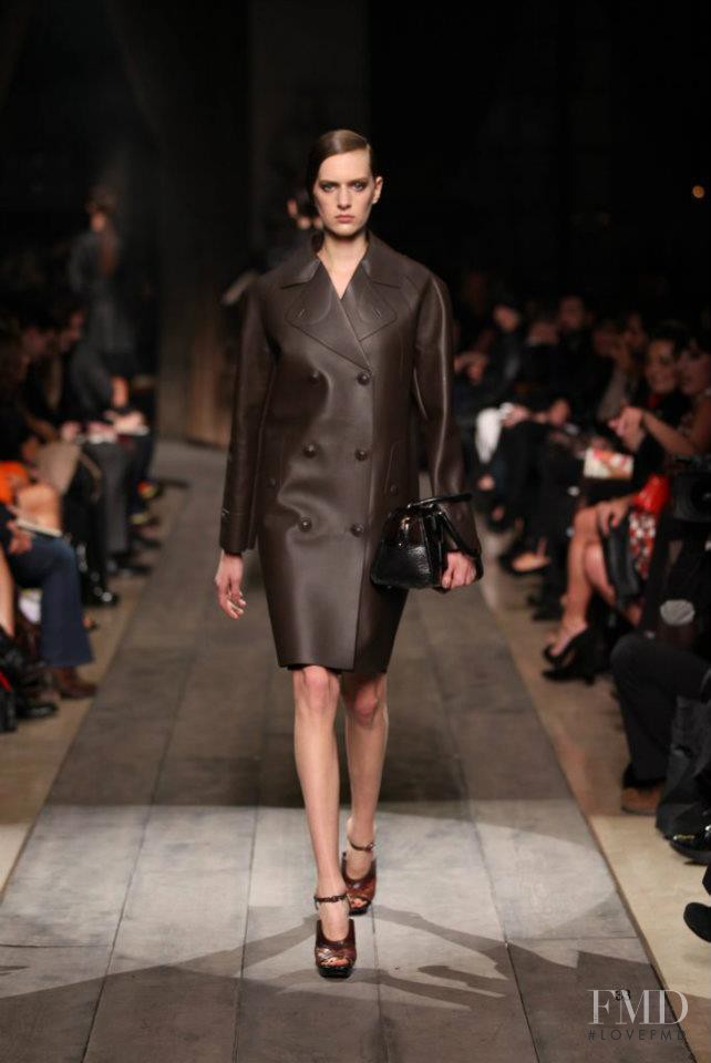 Carla Gebhart featured in  the Loewe fashion show for Autumn/Winter 2012