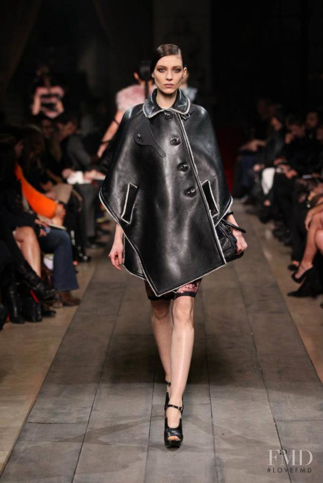 Kati Nescher featured in  the Loewe fashion show for Autumn/Winter 2012