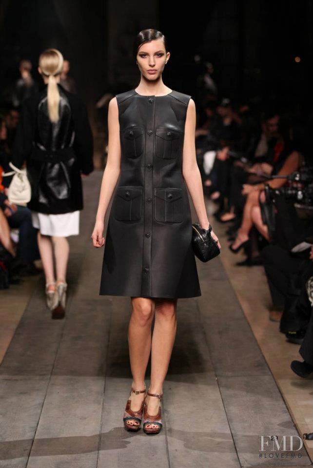 Kate King featured in  the Loewe fashion show for Autumn/Winter 2012