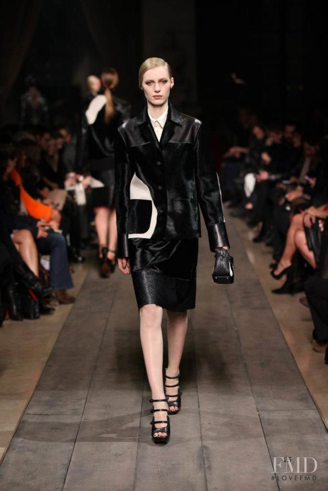 Julia Nobis featured in  the Loewe fashion show for Autumn/Winter 2012