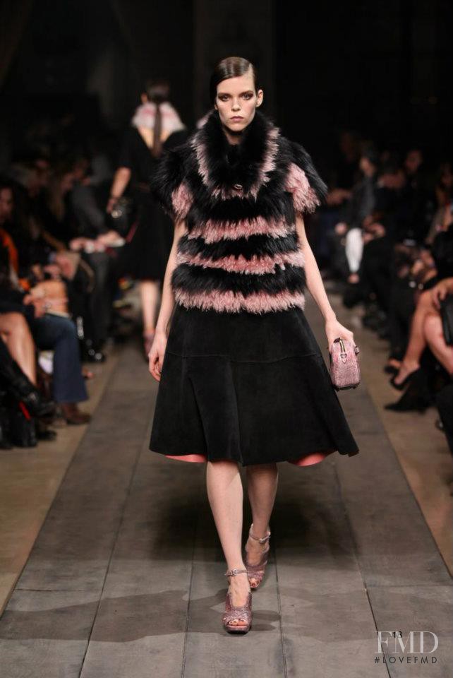 Meghan Collison featured in  the Loewe fashion show for Autumn/Winter 2012