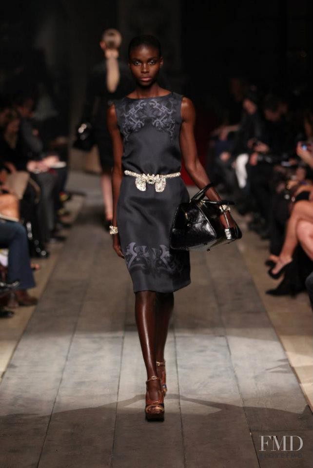 Jeneil Williams featured in  the Loewe fashion show for Autumn/Winter 2012