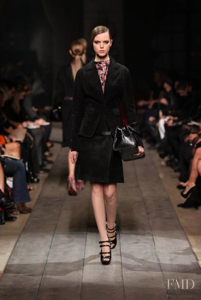 Josefien Rodermans featured in  the Loewe fashion show for Autumn/Winter 2012