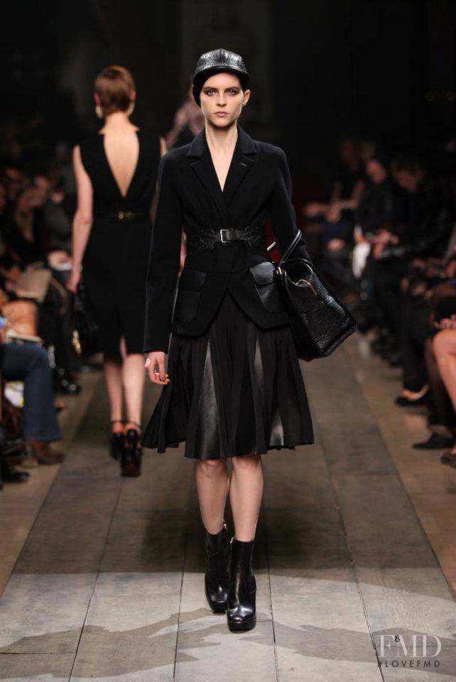Kel Markey featured in  the Loewe fashion show for Autumn/Winter 2012