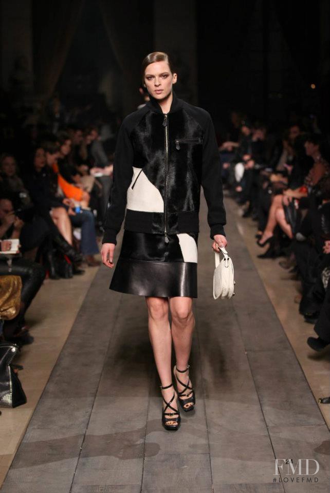 Elise Crombez featured in  the Loewe fashion show for Autumn/Winter 2012