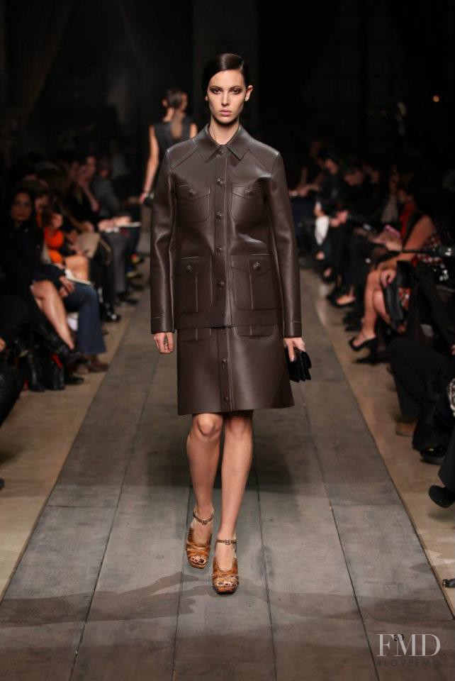Ruby Aldridge featured in  the Loewe fashion show for Autumn/Winter 2012