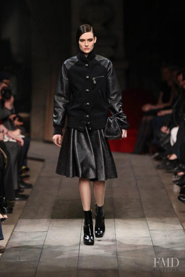 Maria Bradley featured in  the Loewe fashion show for Autumn/Winter 2012