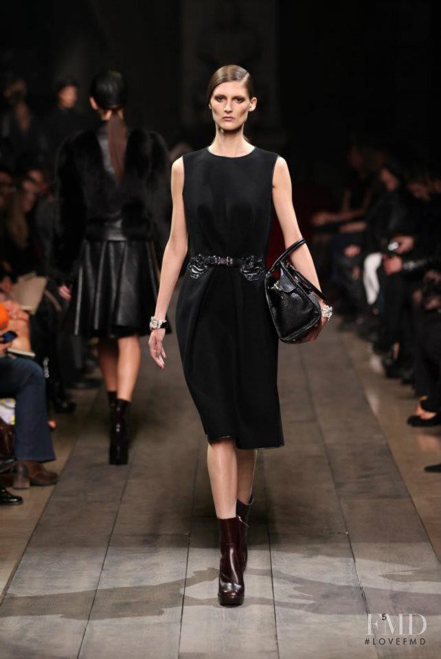 Marie Piovesan featured in  the Loewe fashion show for Autumn/Winter 2012
