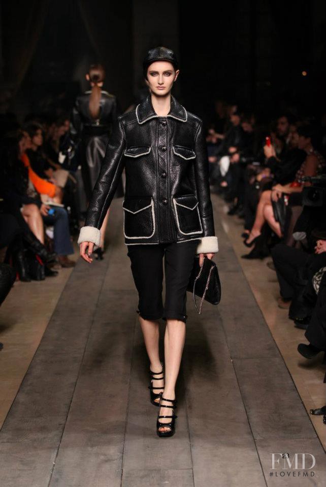 Mackenzie Drazan featured in  the Loewe fashion show for Autumn/Winter 2012