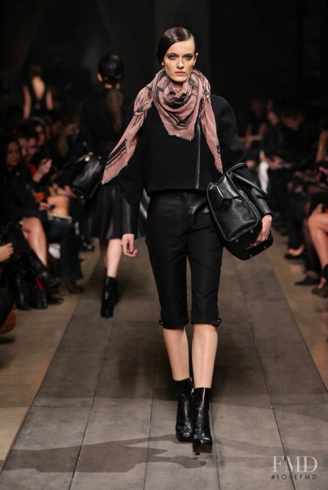 Erjona Ala featured in  the Loewe fashion show for Autumn/Winter 2012
