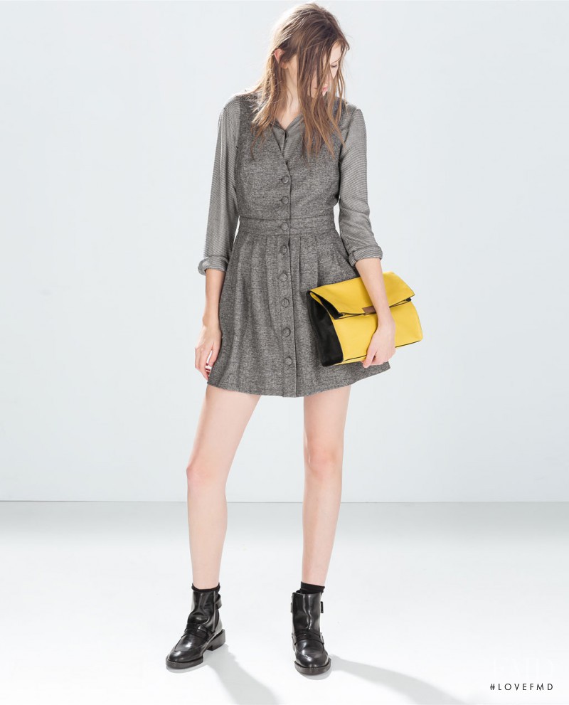 Eva Klimkova featured in  the Zara TRF lookbook for Spring/Summer 2015