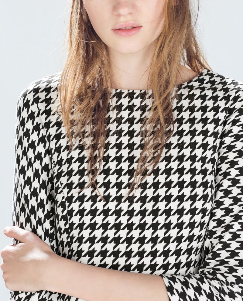 Eva Klimkova featured in  the Zara TRF lookbook for Spring/Summer 2015