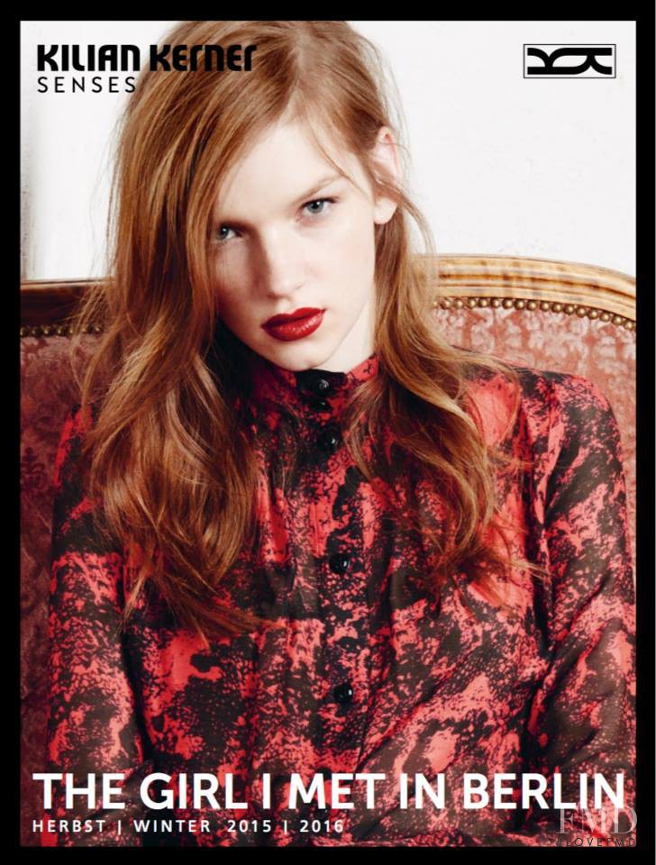 Eva Klimkova featured in  the Kilian Kerner The Girl I Met In Berlin lookbook for Autumn/Winter 2015