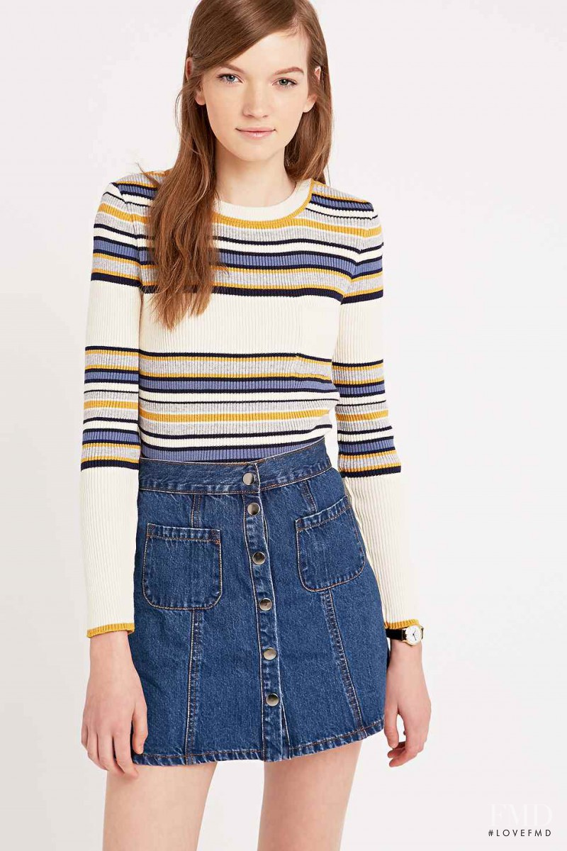 Eva Klimkova featured in  the Urban Outfitters catalogue for Spring/Summer 2015