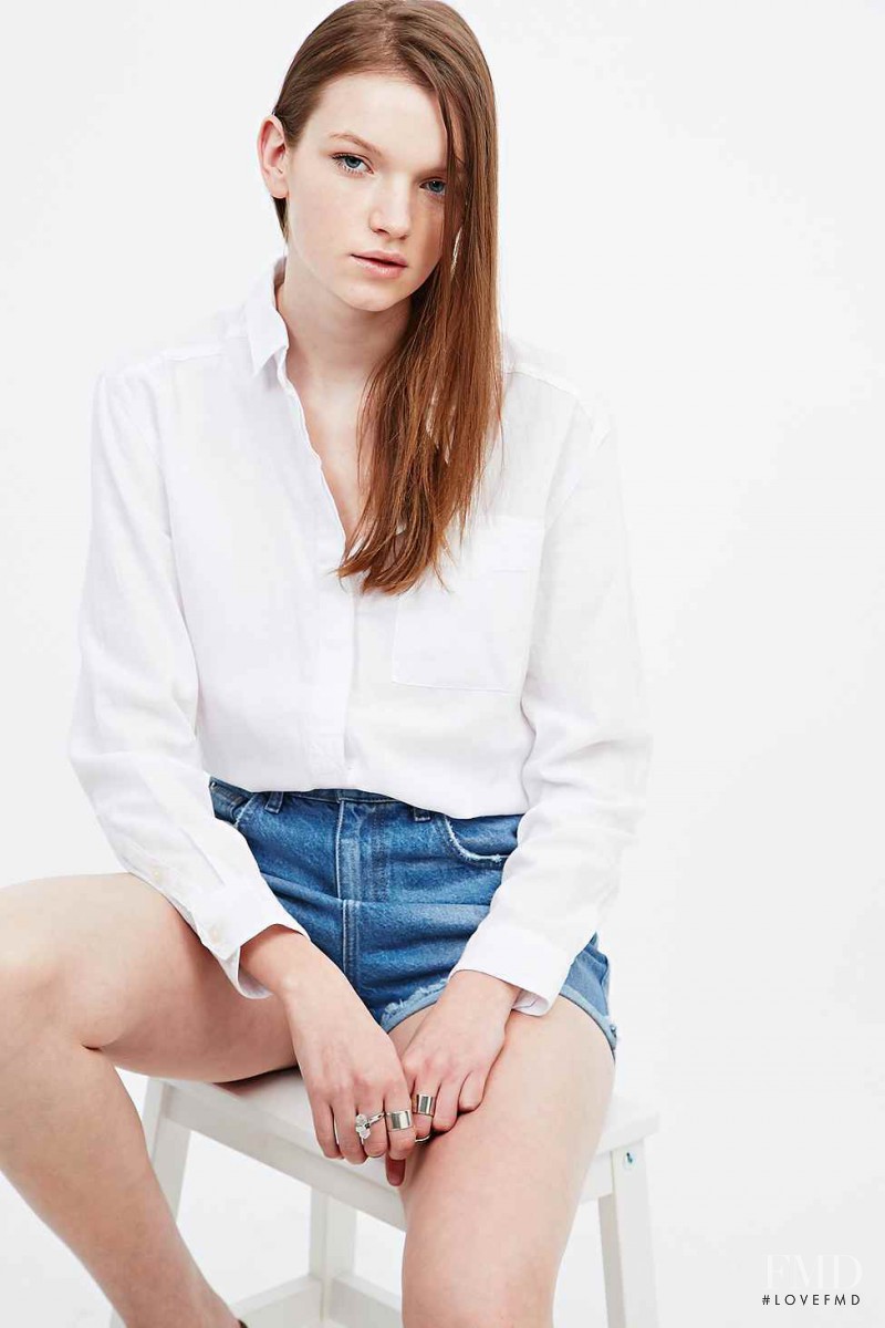 Eva Klimkova featured in  the Urban Outfitters catalogue for Spring/Summer 2015