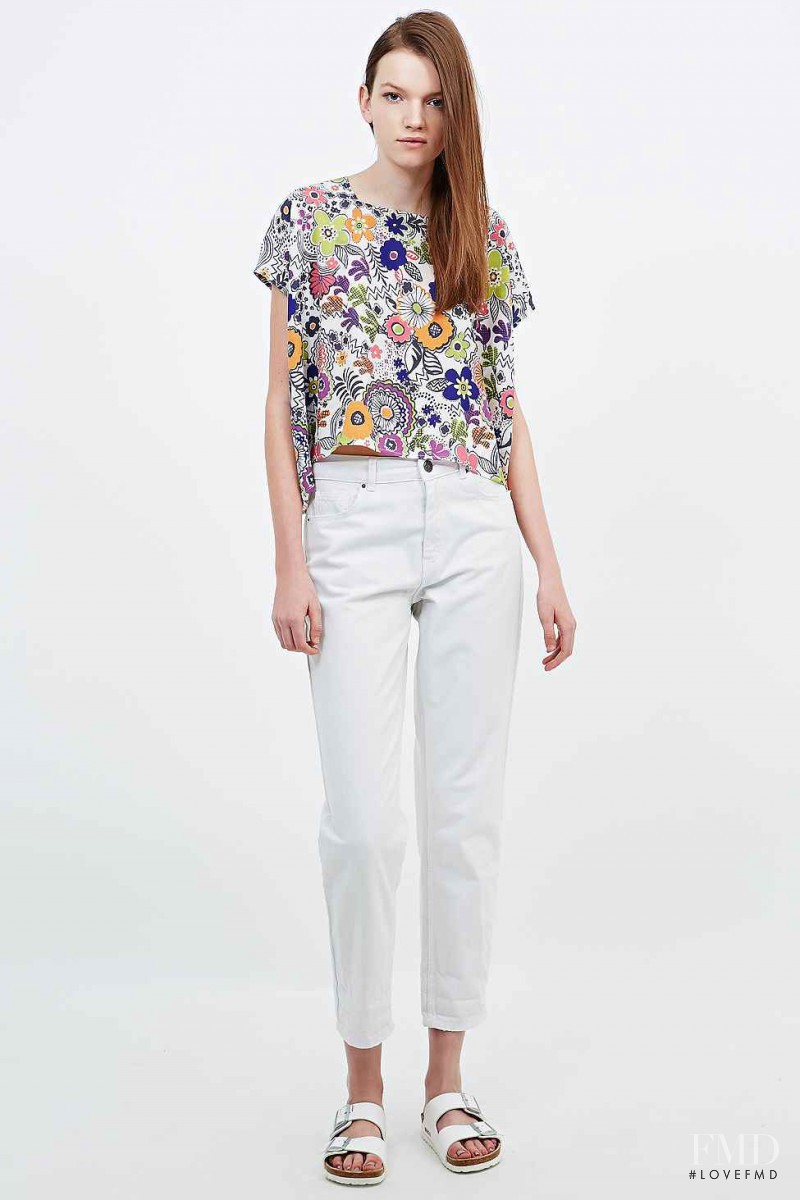 Eva Klimkova featured in  the Urban Outfitters catalogue for Spring/Summer 2015