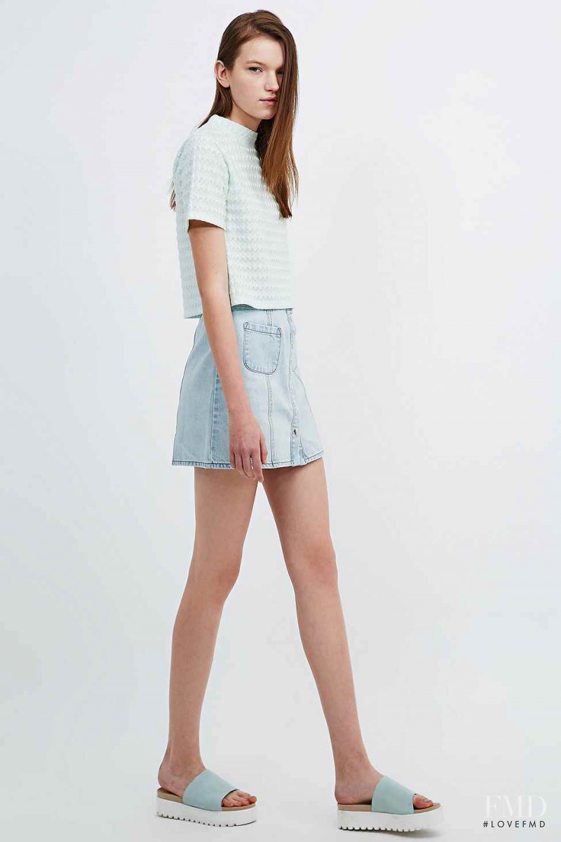 Eva Klimkova featured in  the Urban Outfitters catalogue for Spring/Summer 2015