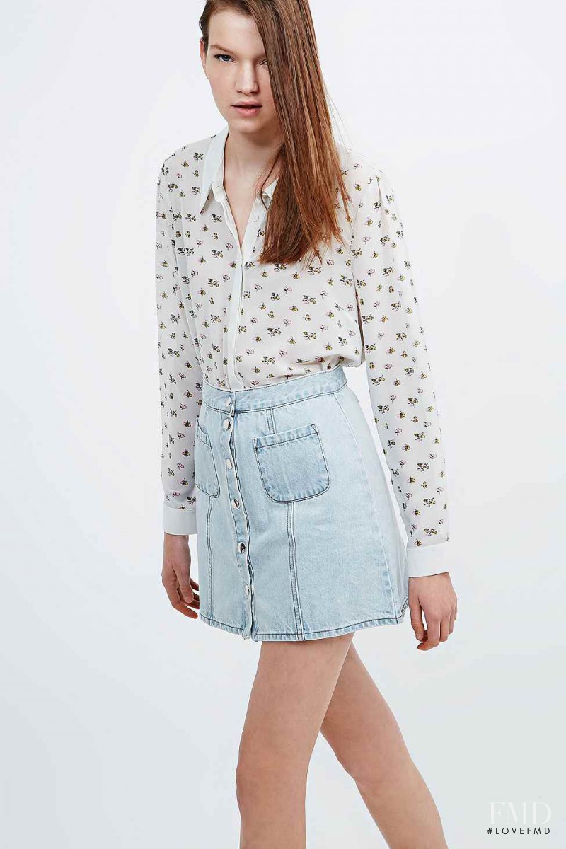 Eva Klimkova featured in  the Urban Outfitters catalogue for Spring/Summer 2015