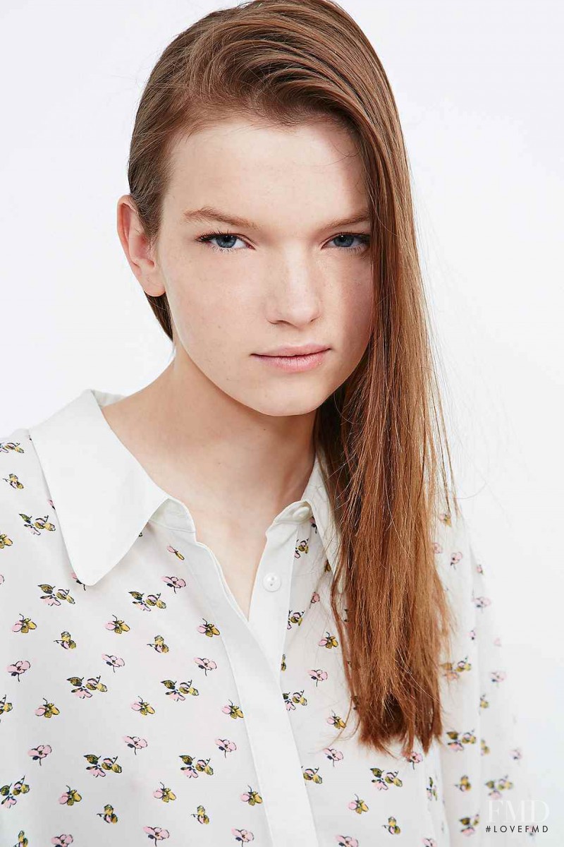 Eva Klimkova featured in  the Urban Outfitters catalogue for Spring/Summer 2015