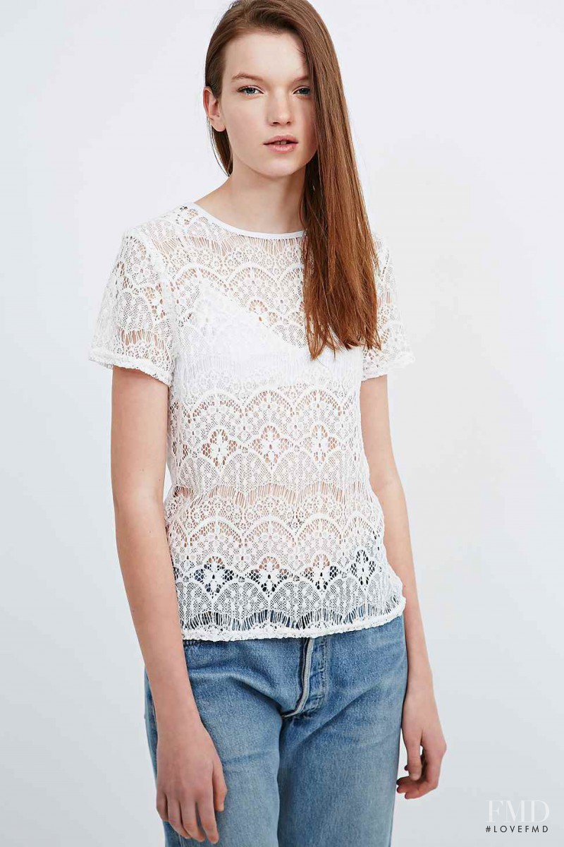 Eva Klimkova featured in  the Urban Outfitters catalogue for Spring/Summer 2015