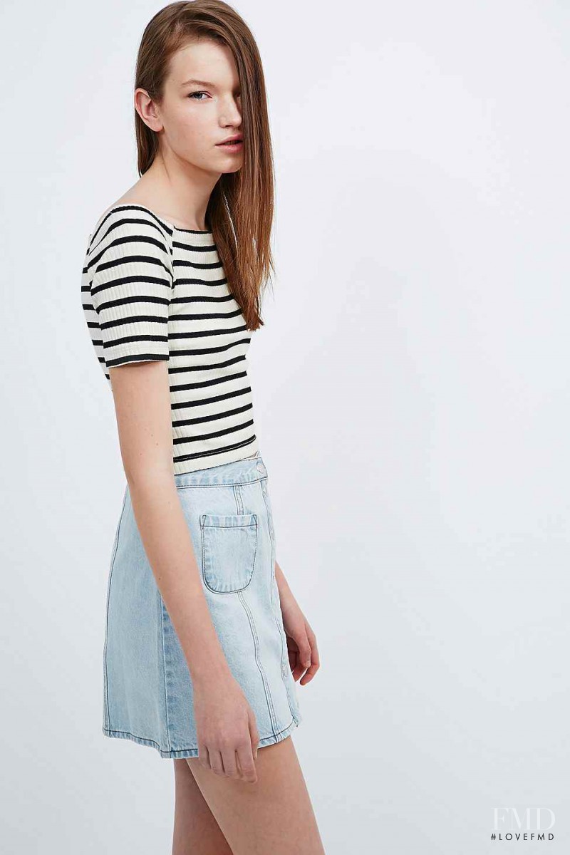 Eva Klimkova featured in  the Urban Outfitters catalogue for Spring/Summer 2015