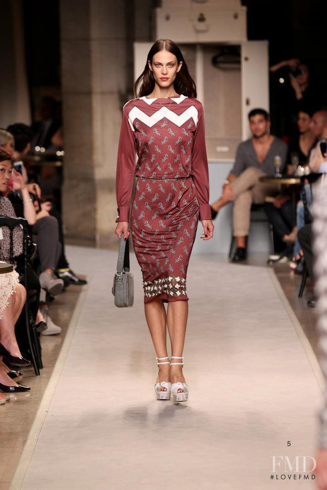 Aymeline Valade featured in  the Loewe fashion show for Spring/Summer 2012