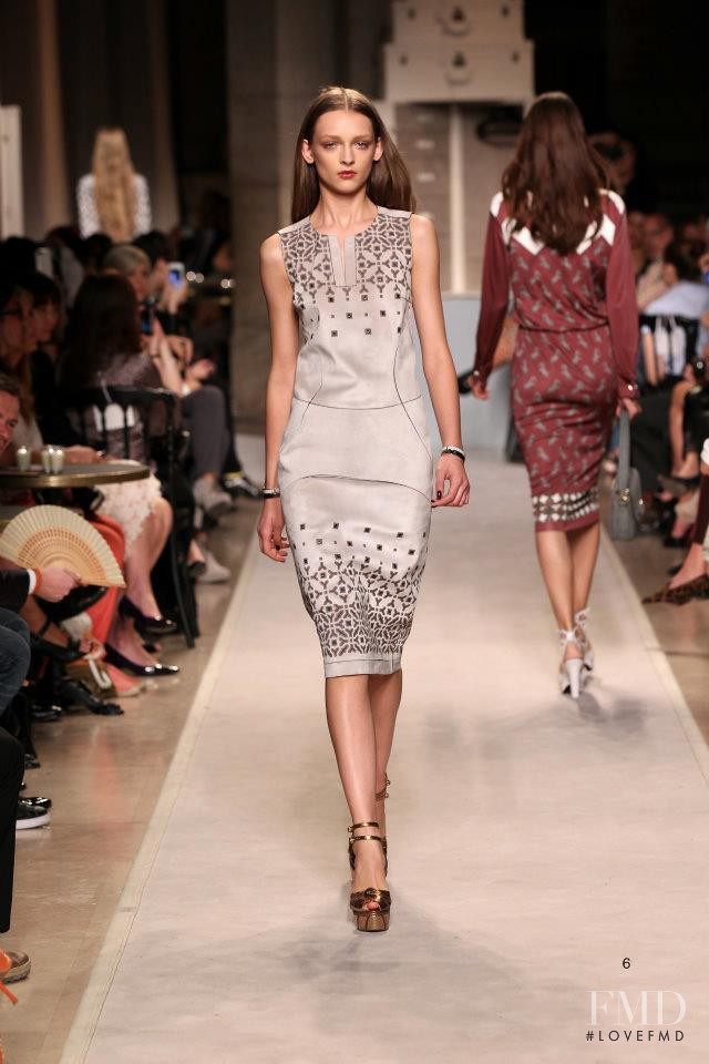Daga Ziober featured in  the Loewe fashion show for Spring/Summer 2012