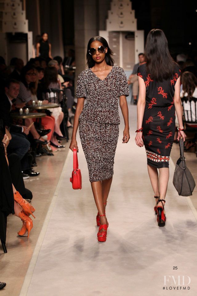 Marihenny Rivera Pasible featured in  the Loewe fashion show for Spring/Summer 2012