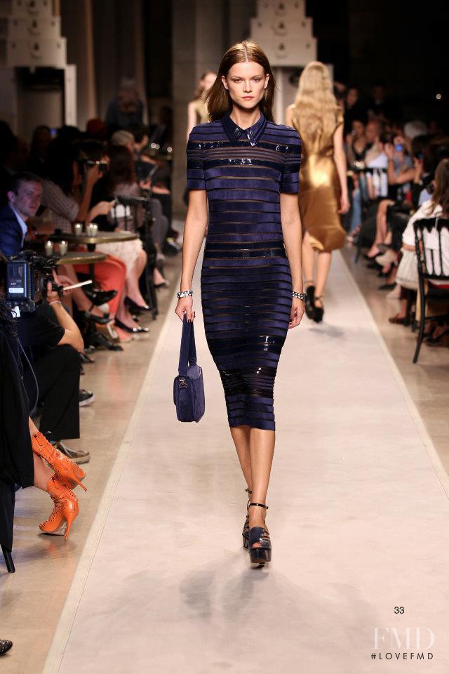 Kasia Struss featured in  the Loewe fashion show for Spring/Summer 2012