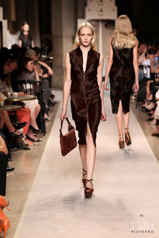 Caitlin Lomax featured in  the Loewe fashion show for Spring/Summer 2012