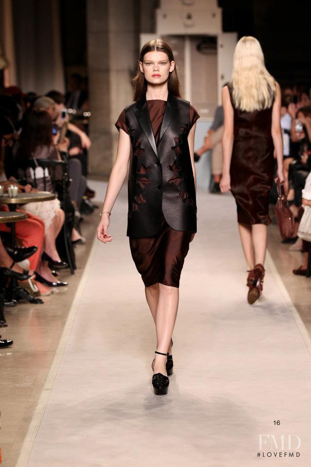Kelly Mittendorf featured in  the Loewe fashion show for Spring/Summer 2012
