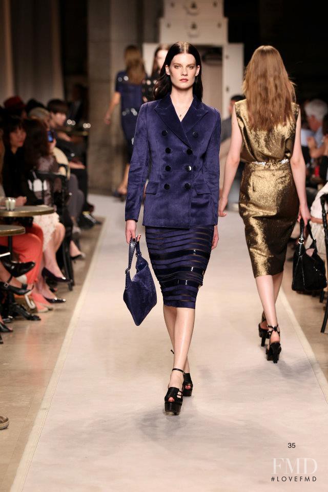 Querelle Jansen featured in  the Loewe fashion show for Spring/Summer 2012