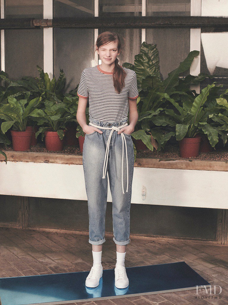 Eva Klimkova featured in  the Urban Outfitters advertisement for Spring/Summer 2015