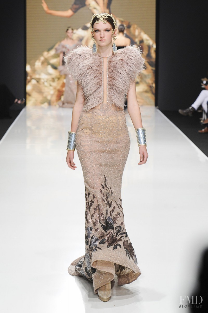 Eva Klimkova featured in  the Couturissimo fashion show for Autumn/Winter 2016