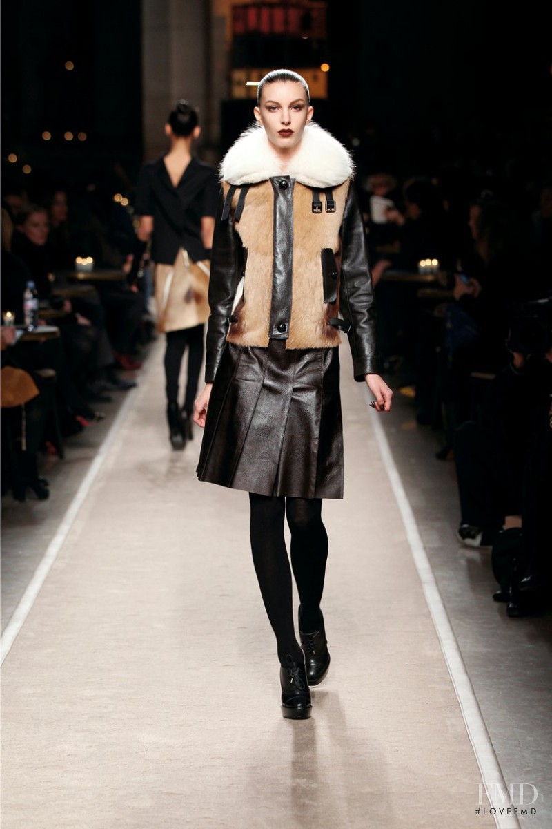 Kate King featured in  the Loewe fashion show for Autumn/Winter 2011