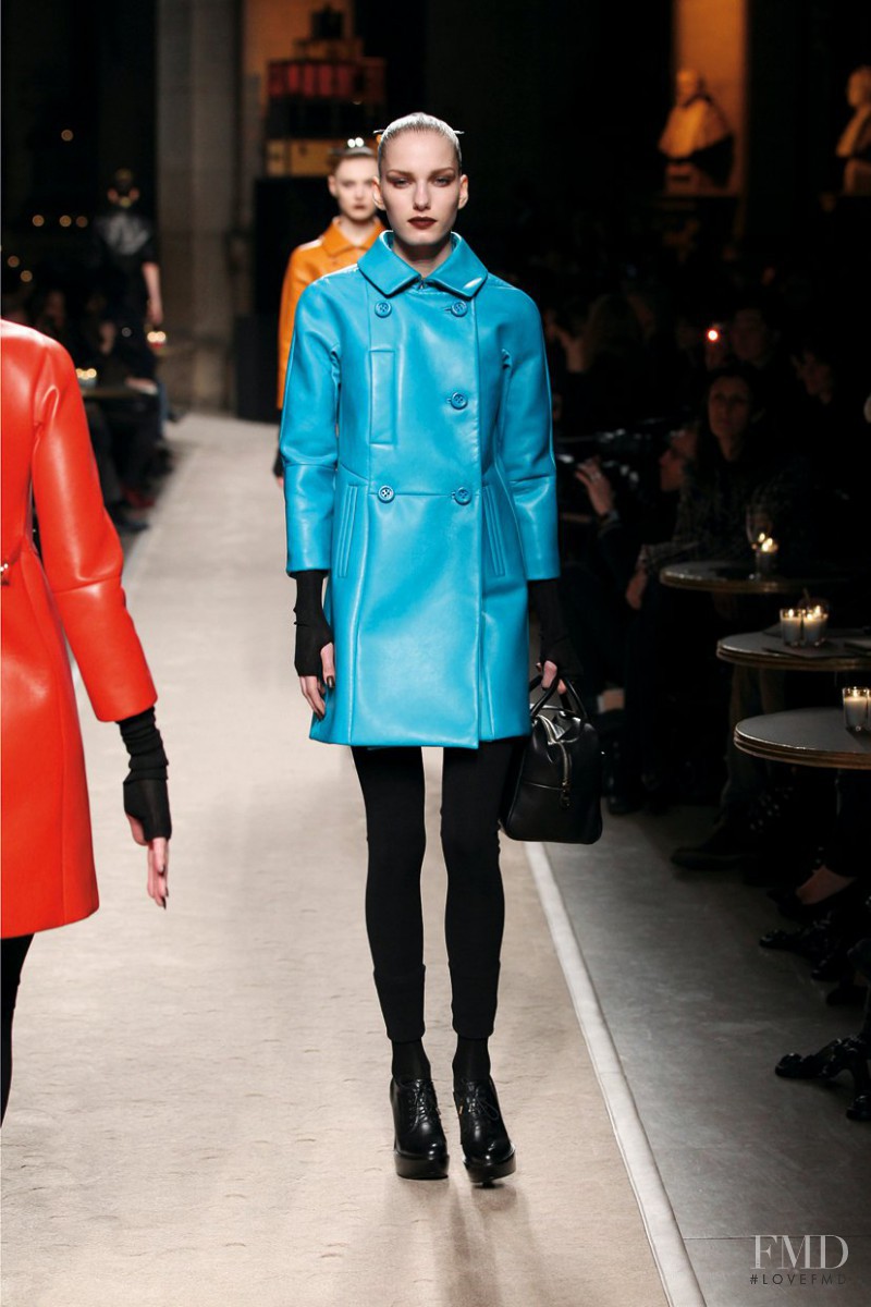 Marique Schimmel featured in  the Loewe fashion show for Autumn/Winter 2011