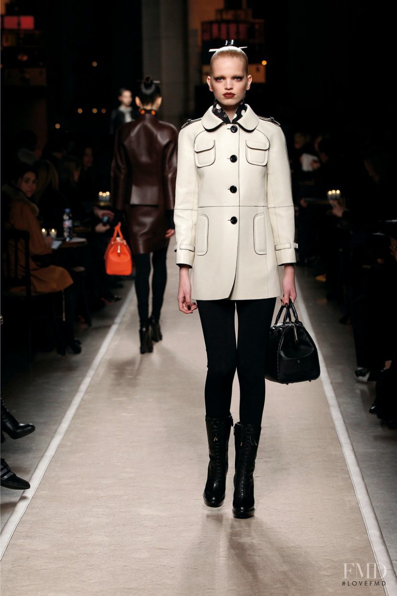 Daphne Groeneveld featured in  the Loewe fashion show for Autumn/Winter 2011