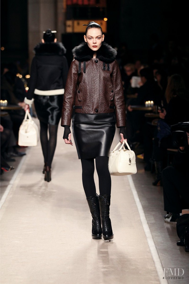 Kinga Rajzak featured in  the Loewe fashion show for Autumn/Winter 2011