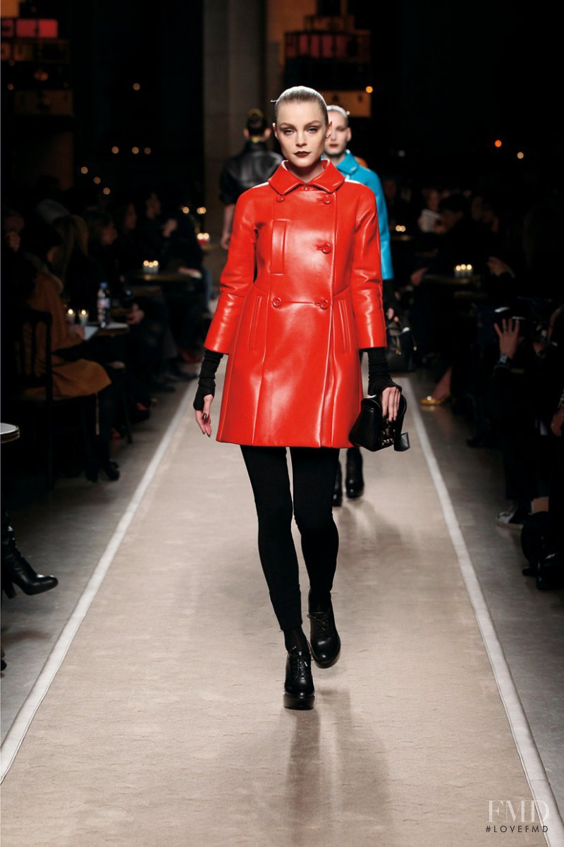 Jessica Stam featured in  the Loewe fashion show for Autumn/Winter 2011