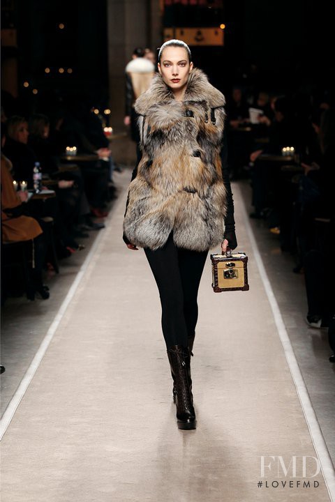 Jessica Miller featured in  the Loewe fashion show for Autumn/Winter 2011